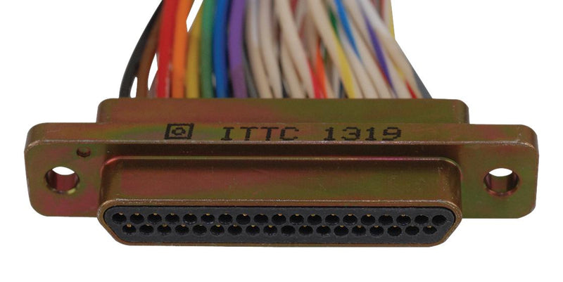 ITT CANNON MDM-25PH003L MICRO D-SUB CONN, PLUG, 25POS, CRIMP