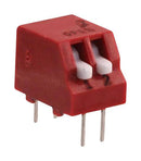Grayhill 76PSB02ST 76PSB02ST DIP / SIP Switch 2 Circuits Piano Key Through Hole SPST-NC 30 V 150 mA New