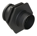 AMPHENOL SINE/TUCHEL FLS714N19S03 Circular Connector, ecomate Aquarius Fathom Lock Series, Jam Nut Receptacle, 19 Contacts