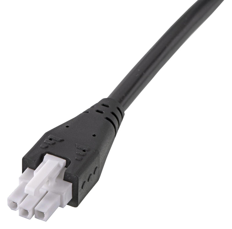 MOLEX 217159-0320 Cable Assembly, Mini-Fit Jr. Receptacle to Free End, 3 Ways, 4.2 mm, 1 Row, 2 m, 6.6 ft