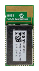 MICROCHIP BM83SM1-00TB Bluetooth Module, Stereo Audio, Class 1, Bluetooth 5.0, 3.3 to 4.2V Sup, -90 dBm, -40 to 85 &deg;C