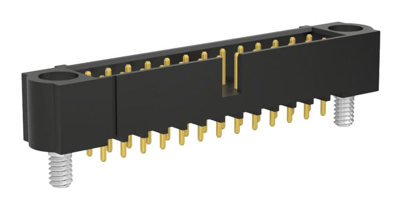 HARWIN M80-5092642 Pin Header, Wire-to-Board, 2 mm, 2 Rows, 26 Contacts, Through Hole Straight
