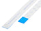 GCT 05-10-A-0228-A-4-06-4-T FFC / FPC Cable, 10 Core, 0.5 mm, Same Sided Contacts, 9 ", 228 mm, White