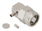 AMPHENOL RF 031-6981 RF / Coaxial Connector, TNC RP Coaxial, Right Angle Plug, Solder, Crimp, 50 ohm, 0.81mm Micro