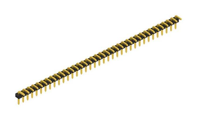 FISCHER ELEKTRONIK SL LP 3 041 36 G Pin Header, Board-to-Board, Wire-to-Board, 2.54 mm, 1 Rows, 36 Contacts, Through Hole Right Angle