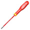 FACOM AT3X100VE Screwdriver, Slotted, 100 mm Blade, 3 mm Tip, 202 mm Overall, PROTWIST Series