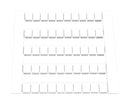 MULTICOMP PRO MP012901 Terminal Block Marker, Marker Strip, DIN Rail Terminal Blocks, Blank (No Legend), 5 mm