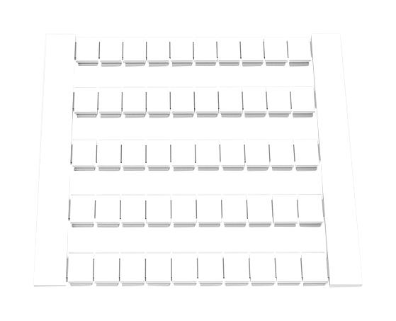 MULTICOMP PRO MP012901 Terminal Block Marker, Marker Strip, DIN Rail Terminal Blocks, Blank (No Legend), 5 mm