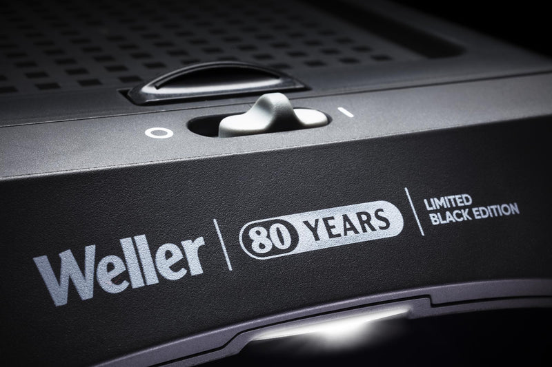 WELLER FT91019190 Fume Extractor, ESD, 240 VAC, 10W, 26 m3/h, ZeroSmog Shield Series, Black Edition