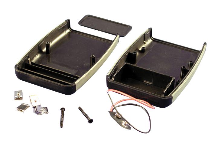HAMMOND 1553CBKBAT Plastic Enclosure, Handheld, ABS, 32 mm, 78.97 mm, 117.24 mm