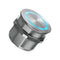 MULTICOMP PRO MP015440 Vandal Resistant Switch, 12VDC LED, MP Piezo Switch, 22 mm, SPST-NO, Momentary, Round Flat, Natural