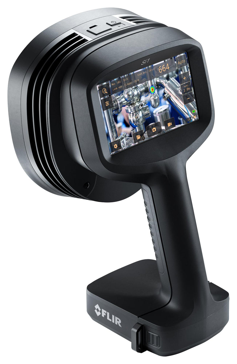 FLIR SI1-LD NO WI-FI Sonic Imager, No Wi-Fi, 130 m, 5 ", 1280 x 720 Pixels, 65&deg; Diagonal, 2kHz to 100kHz