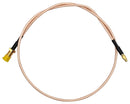 MUELLER ELECTRIC SMAF-MMCXM31605 RF / Coaxial Cable Assembly, MMCX Plug to SMA Jack, RG316, 50 ohm, 19.7 ", 500 mm