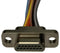 MULTICOMP PRO MP013358 Micro D Cable Assembly, 26AWG, Micro-D Plug to Free End, 15 Ways, 36 ", 915 mm, MP Micro-D