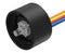 EAO 84-8511.9640 Contact Block, Series 84, White LED, 24 Vdc, 10 mA, SPST-NO, Flat Ribbon Cable, IP40