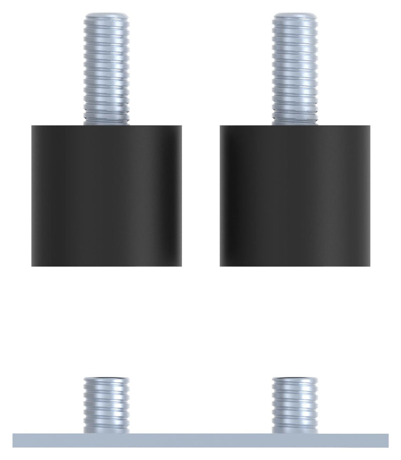 TE CONNECTIVITY SLC-VD8 Vibration Damper, 310 to 1050mm Height Safety Light Curtain, Set of 8, SLC Series 2447922-2