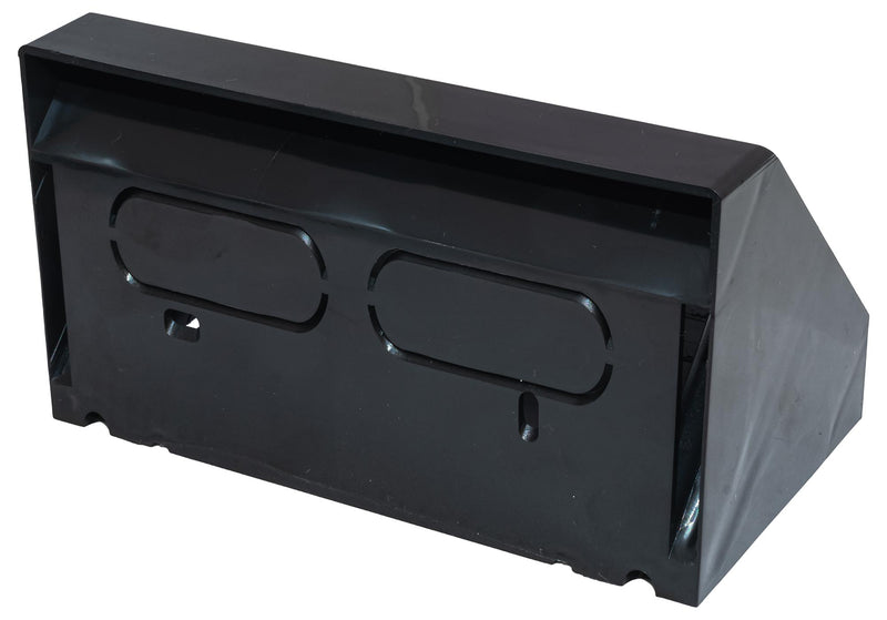 TUK 3LAG2BK Angled Back Box, Double Gang, 146.4mm x 115.85mm x 73mm, Black, ABS GTIN UPC EAN: 5055386512819