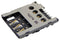 MOLEX 78646-3001 Memory Card Connector, Micro SIM, Push-Pull, 6 Contacts, Copper Alloy, Gold Plated Contacts