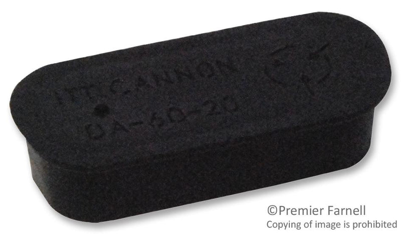 ITT CANNON DA-60-20 DUST CAP, D SUBMINIATURE CONNECTOR