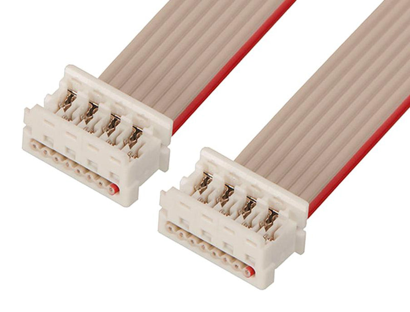 MOLEX 92315-0808 Ribbon Cable, PF50 Receptacle to PF50 Receptacle, 8 Ways, 3.2 ", 80 mm, 1.27 mm