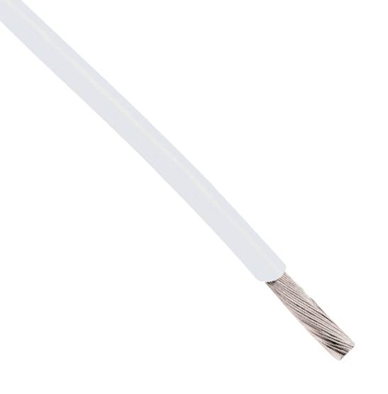 ALPHA WIRE 3051/1 WH001 Wire, PVC, White, 22 AWG, 0.324 mm&sup2;, 1000 ft
