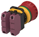 ALCOSWITCH - TE CONNECTIVITY PBES22N02R Emergency Stop Switch, 22mm, DPST-NC, Maintained, Screw, 10 A, 24 V
