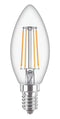 PHILIPS LIGHTING 9.29002E+11 LED Light Bulb, Clear Candle, E14 / SES, Warm White, 2700 K, Non-Dimmable GTIN UPC EAN: 8719514347267