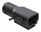 AMPHENOL SINE/TUCHEL ATMBS-024-0305 BACKSHELL, RCPT CONN, 3POS, 180DEG, BLK
