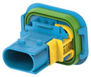 AMP - TE CONNECTIVITY 4-1703843-2 Automotive Connector Housing, Heavy Duty Sealed Connector Series, Plug, 2 Ways