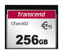 TRANSCEND TS256GCFX602 Flash Memory Card, MLC NAND, CFast 2.0 Card, 256 GB, 3.3 V, -5 &deg;C, 70 &deg;C