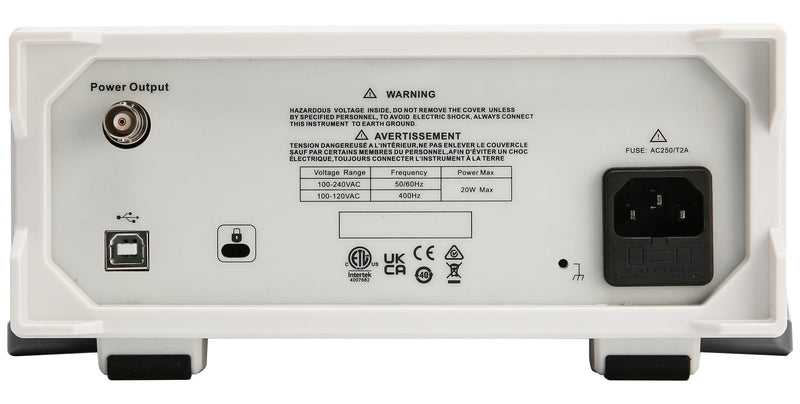 MULTICOMP PRO MP751035 Waveform Generator, Arbitrary, Function, EU, UK, 2 Channel, 20 MHz