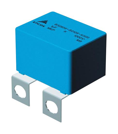 EPCOS B32656S1684K561 Power Film Capacitor, Metallized PP, Radial Box - Tabs, 0.68 &micro;F, &plusmn; 10%, Snubber, Panel Mount