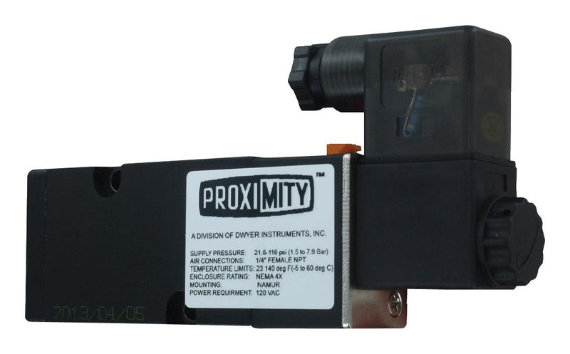 DWYER SN-5E 24 VDC, 52, DOUBLE ACTING SOLENOID VAL