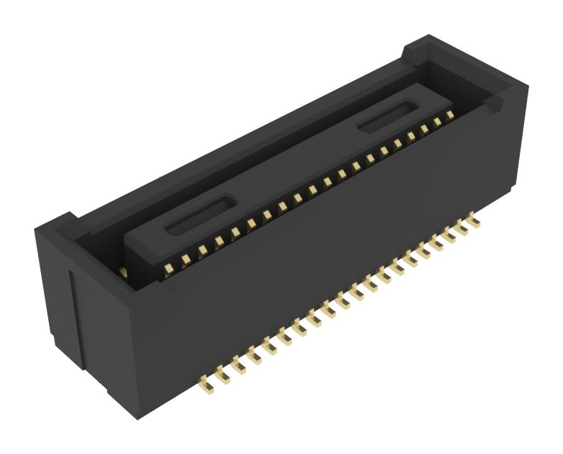 AMPHENOL COMMUNICATIONS SOLUTIONS 10164227-0403A1RLF Mezzanine Connector, 3mm Stack Height, Receptacle, 0.4 mm, 2 Rows, 40 Contacts