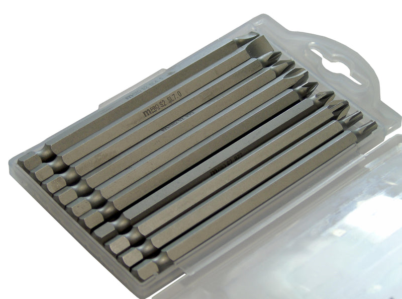MULTICOMP PRO MP013798 Mixed Driver Bit Set, Slotted, Phillips, Pozidriv, Torx, 6.35mm, 100mm Length