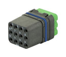 SOURIAU-SUNBANK / Eaton 8MQ2M1220BDE 8MQ2M1220BDE Rectangular Module Rcpt 12POS 3ROW