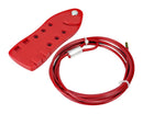 MULTICOMP PRO MP014078 Cable Lockout, Nylon (Polyamide), Cable, Economical, 4 mm x 2 m