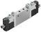 FESTO 8031476 Air Solenoid Valve, 5/3 Way, Pressurised, M5, 3 bar to 8 bar, 24 VDC, 210 l/min VUVG-L10-P53U-T-M5-1R8L solenoid valve