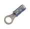 AMP - TE CONNECTIVITY 324049 Ring Tongue Terminal, M10, 3/8", 6 AWG, 16.8 mm&sup2;, Terminyl, Blue