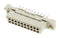 HARTING 09242206824 DIN 41612 Connector, 20 Contacts, Receptacle, 2.54 mm, 2 Row, a + b