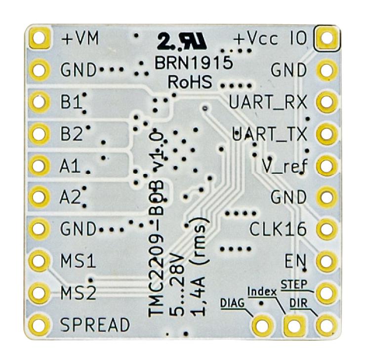 TRINAMIC / ANALOG DEVICES TMC2209-BOB BREAKOUT BOARD, 3-PHASE GATE-DRIVER