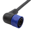 BULGIN LIMITED PXP4002/001/06P CIR CABLE, 6P R/A PLUG-FREE END, 3.3FT