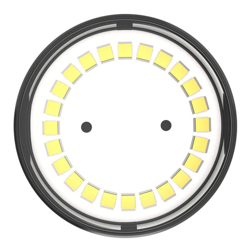 BANNER ENGINEERING WL50-3WQ LED Work Light, 2.4W Power, 24 VDC, Daylight White, 5000K, M30 Base, Non Touch Function, M12