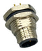NORCOMP 860-B05-113R004 SENSOR CONN, M12, 5POS, PLUG, PANEL