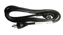 MULTICOMP PRO GW-151839 Mains Power Cord, NEMA 5-15P to 90&deg; IEC 60320-1 C15, 2 m, 13 A, 125 V, Black