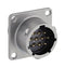 SOURIAU-SUNBANK / EATON UT0X01210P Circular Connector, Circular Industrial, UT0X Series, Wall Mount Receptacle, 10 Contacts