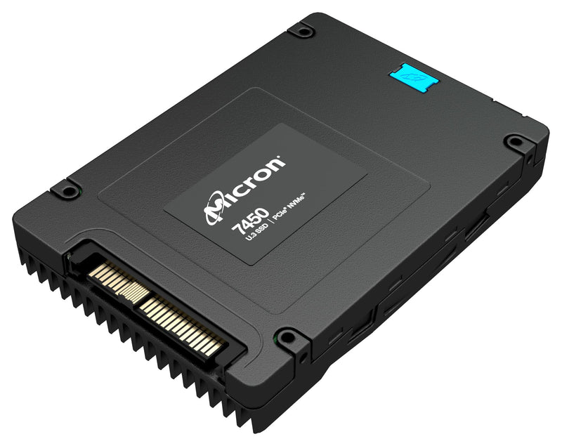 MICRON MTFDKCC800TFS-1BC1ZABYY SSD, Internal, U.3 2.5Inch, 15mm, PCIe Gen 4, NVMe, 800 GB, 3D TLC NAND