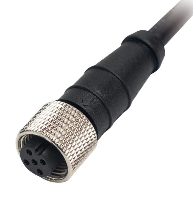 MULTICOMP PRO MP013725 Sensor Cable, IP67, 2A, PVC, M12 Receptacle, Free End, 8 Positions, 1 m, 3.3 ft, MP LEV connectors