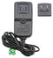 EDATEC ED-PSU1202-US-3.5PL AC/DC Adapter, Raspberry Pi Board, 12 VDC Output, 2 A, US Plug