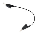 RADIALL R928120 Test Lead, 2mm Banana Plug to 2mm Banana Plug, Black, 750 Vrms, 5 A, 200 mm